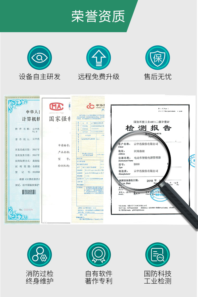 大功率電動(dòng)車充電站2路榮譽(yù)資質(zhì)
